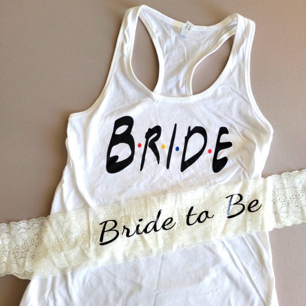 Bride Tank and Sash